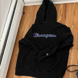 Black champion sweatshirt
